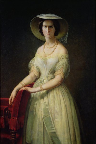 Emperatriz Eugenia, c.1853 de Claude Marie Dubufe